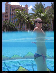 Swimming Pool O/U with the famous Atlantis Resort in the ... by Stephen Holinski 